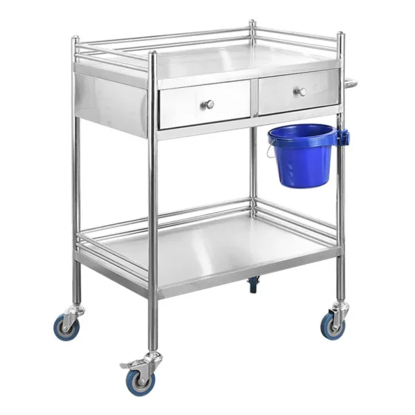MESA ACERO INOXIDABLE RODINES SILENCIOSOS IMG MESA ACERO INOXIDABLE RODINES SILENCIOSOS Vellora